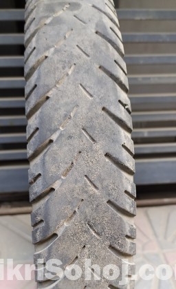 Used MRF 3.0-17 Size Tyre with Tube